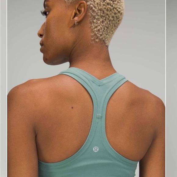 Lululemon Cool Racerback Tank Top *Nulu Tidewater teal - Picture 5 of 8